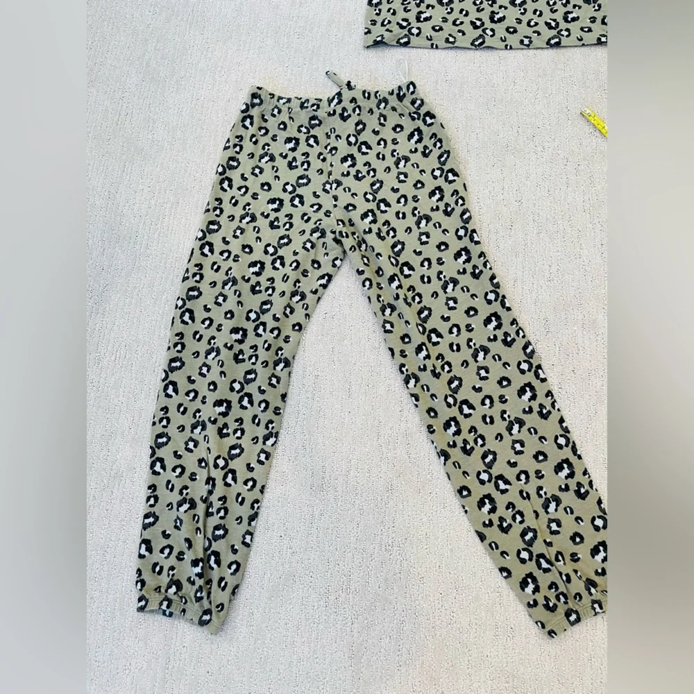 Saks Fifth Avenue Leopard Print Pajama Set